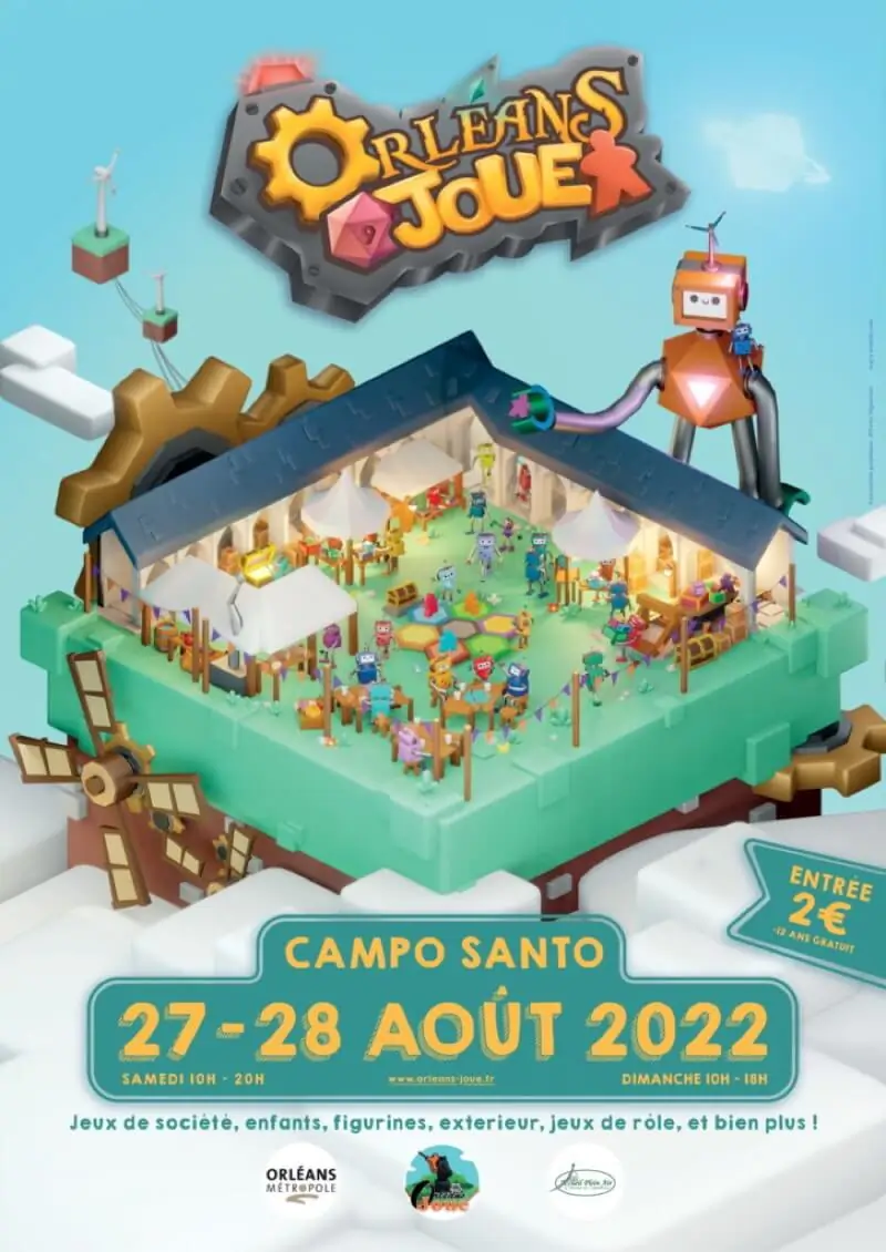 Affiche officielle OrlÃ©ans joue 2022