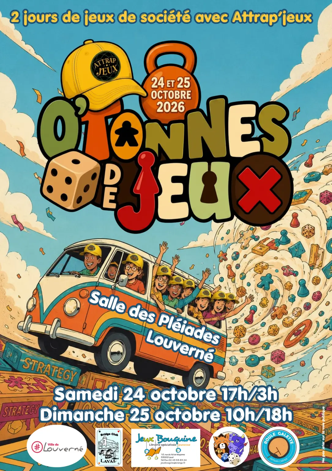 Official poster O'Tonnes de Jeux 2026