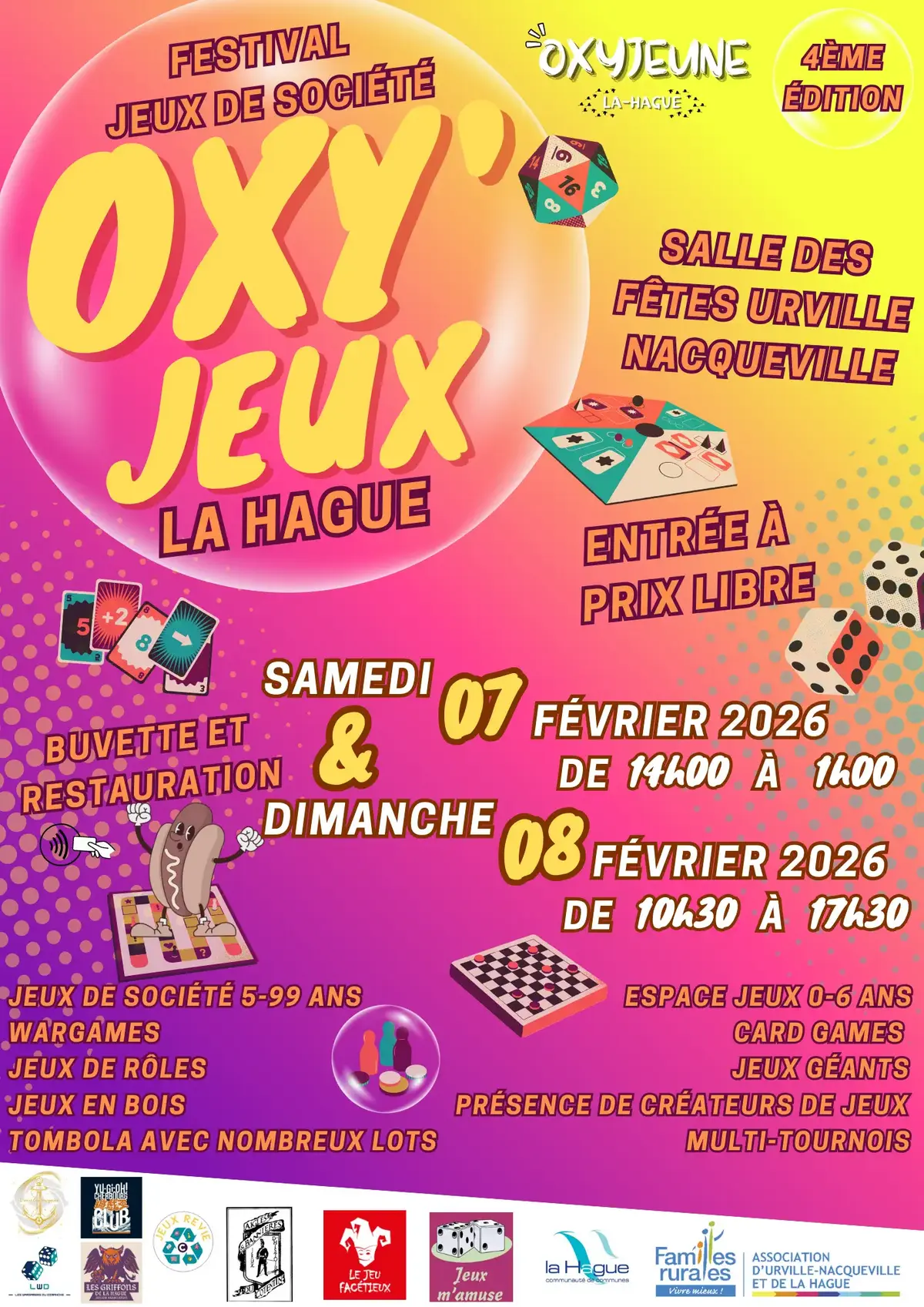 Affiche officielle Oxy'Jeux 2026