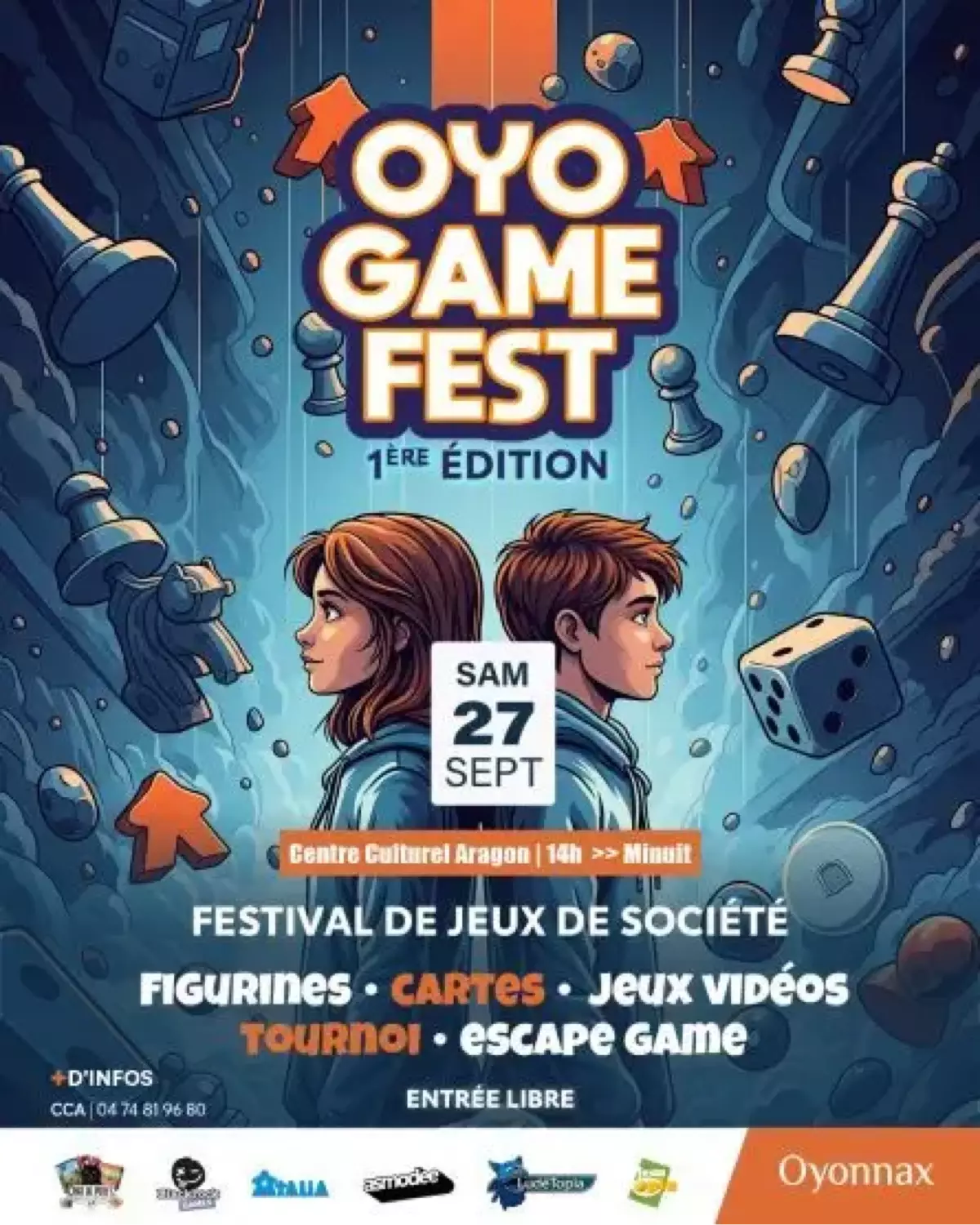 Affiche officielle OyoGame Fest 2025