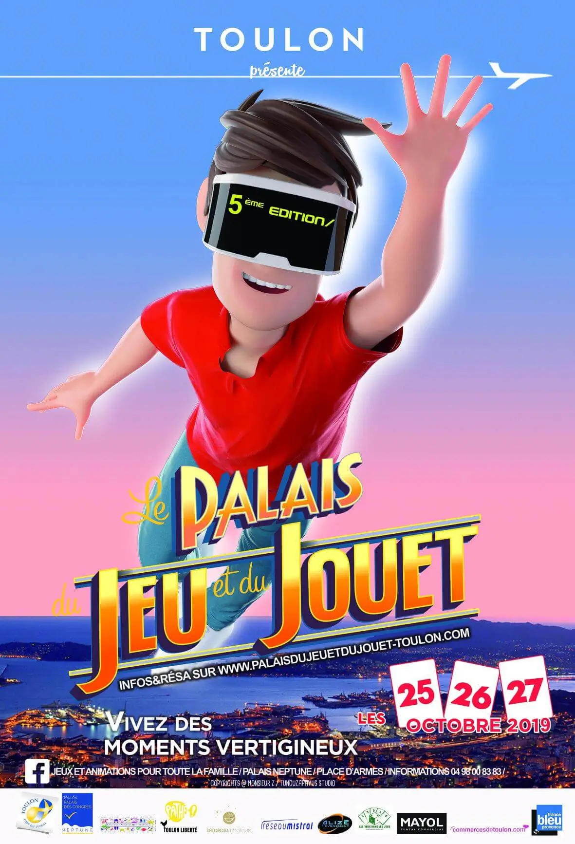 Affiche officielle Le palais du Jeu et du Jouet 2019