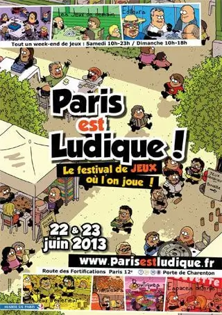 Affiche officielle Paris est Ludique 2013