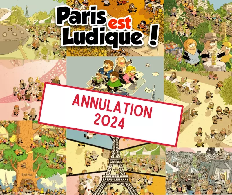 Official poster Paris est Ludique 2024