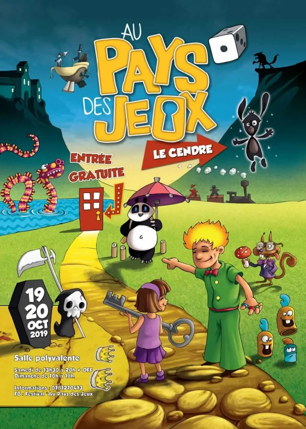 Affiche officielle Au Pays des Jeux 2019