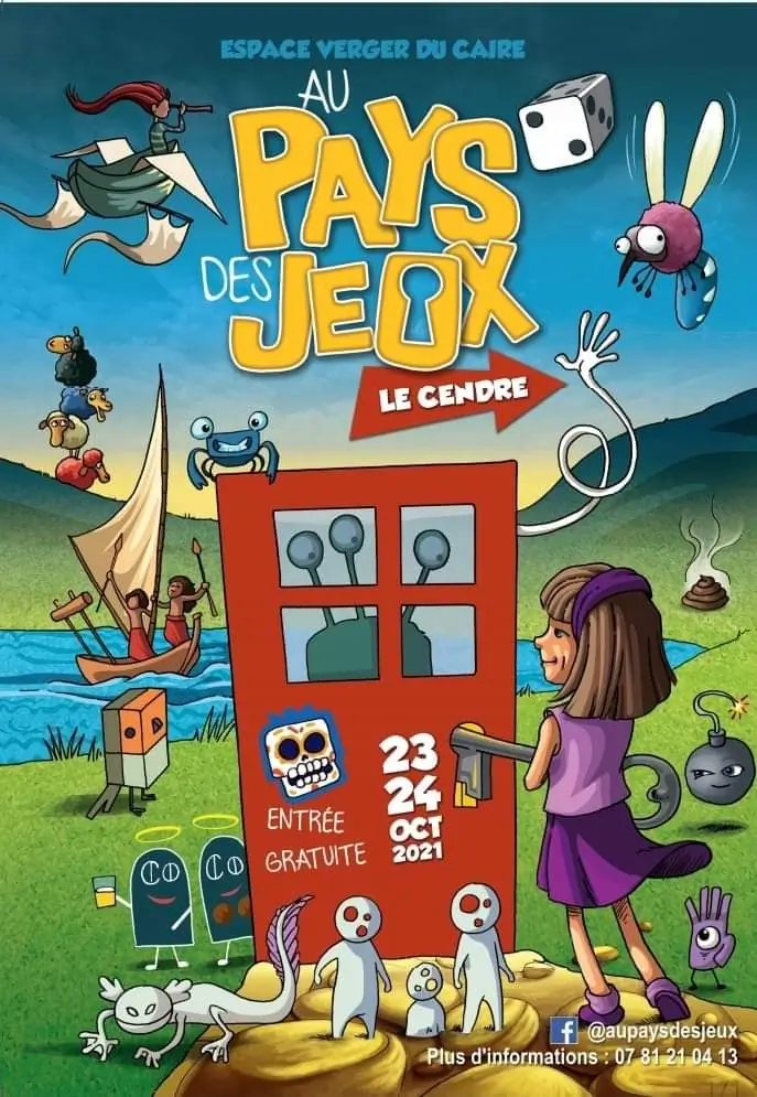 Affiche officielle Au Pays des Jeux 2021
