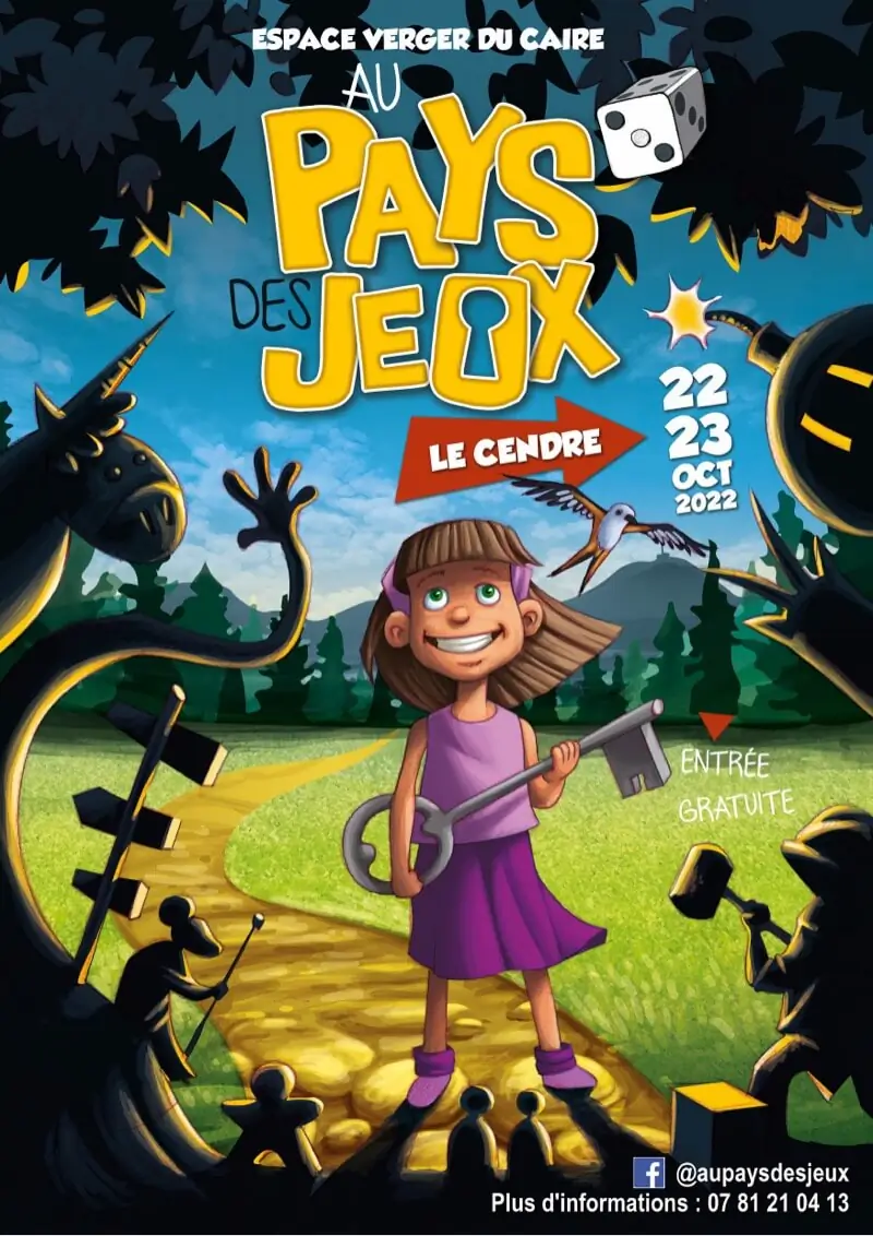 Affiche officielle Au Pays des Jeux 2022