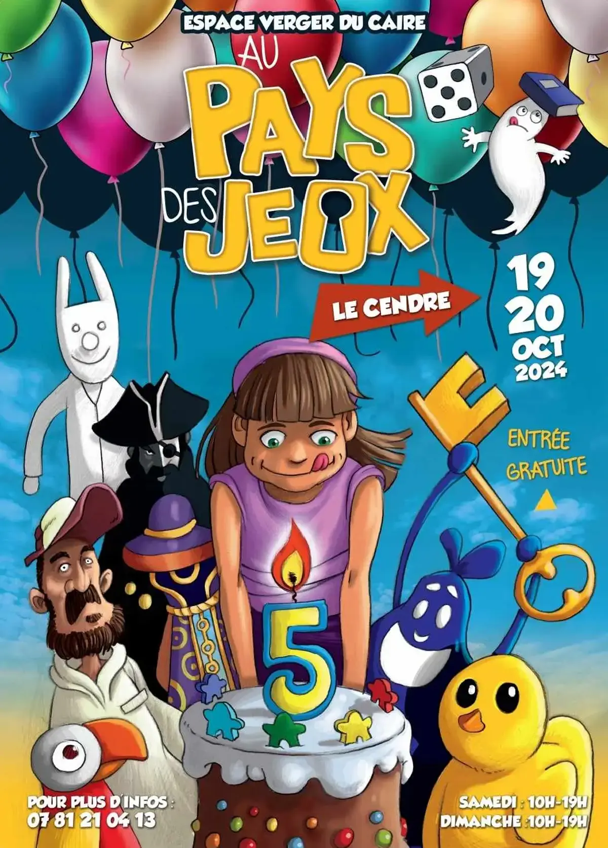 Affiche officielle Au Pays des Jeux 2024