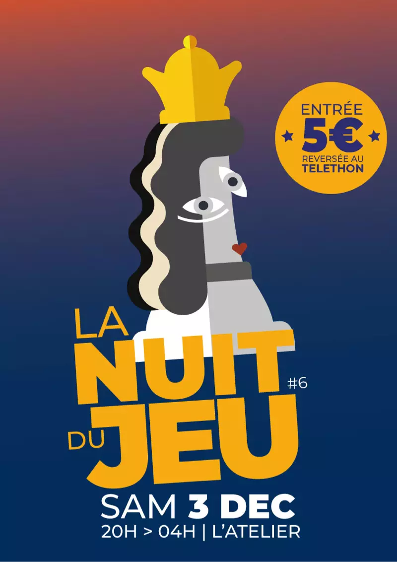 Affiche officielle Nuit du jeu 2022