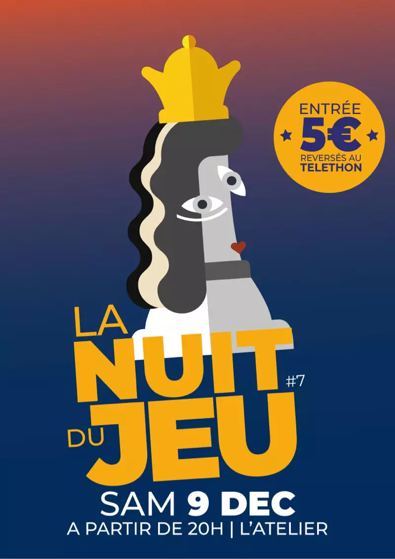 Official poster Nuit du jeu 2023