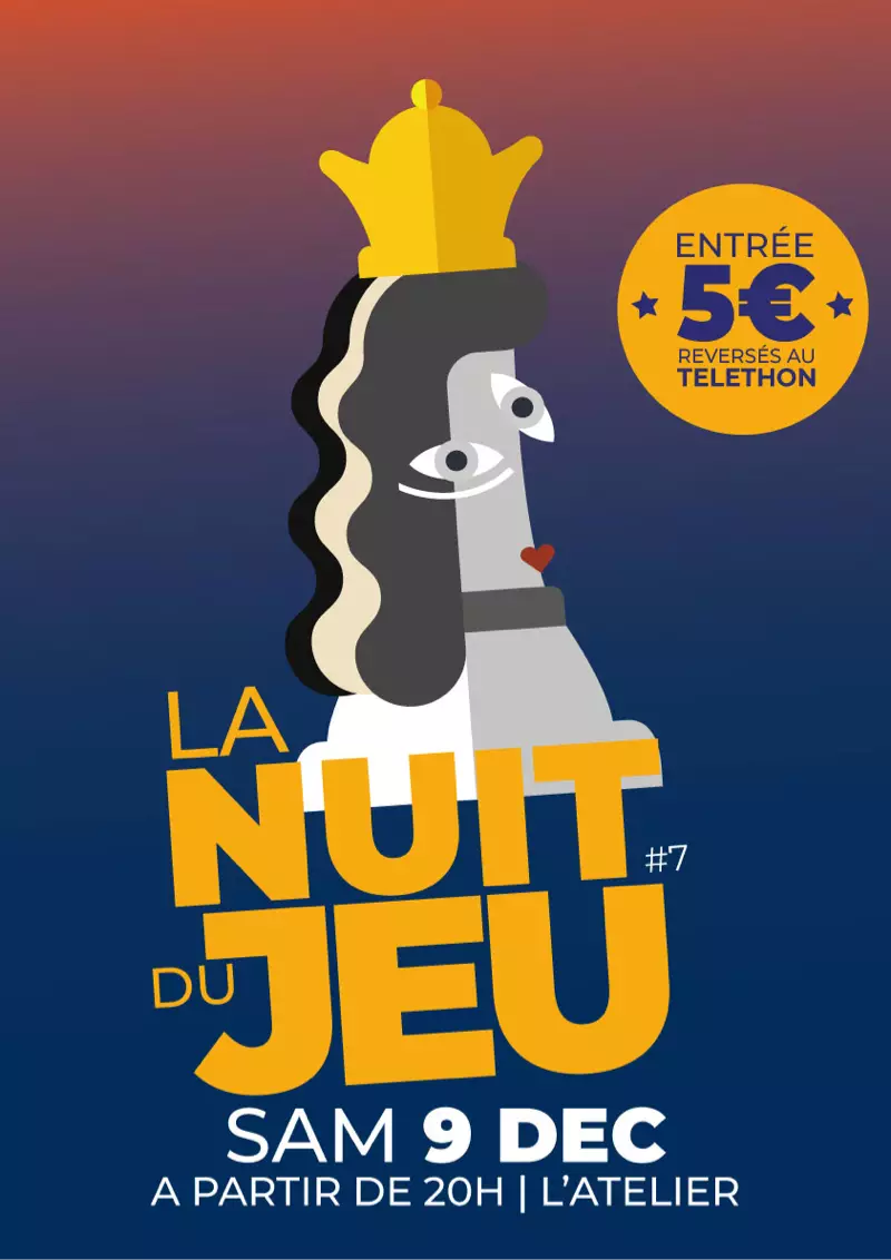 Affiche officielle Nuit du jeu 2023