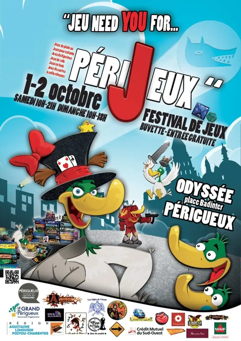 Affiche officielle Festival PÃ©riJeux 2016