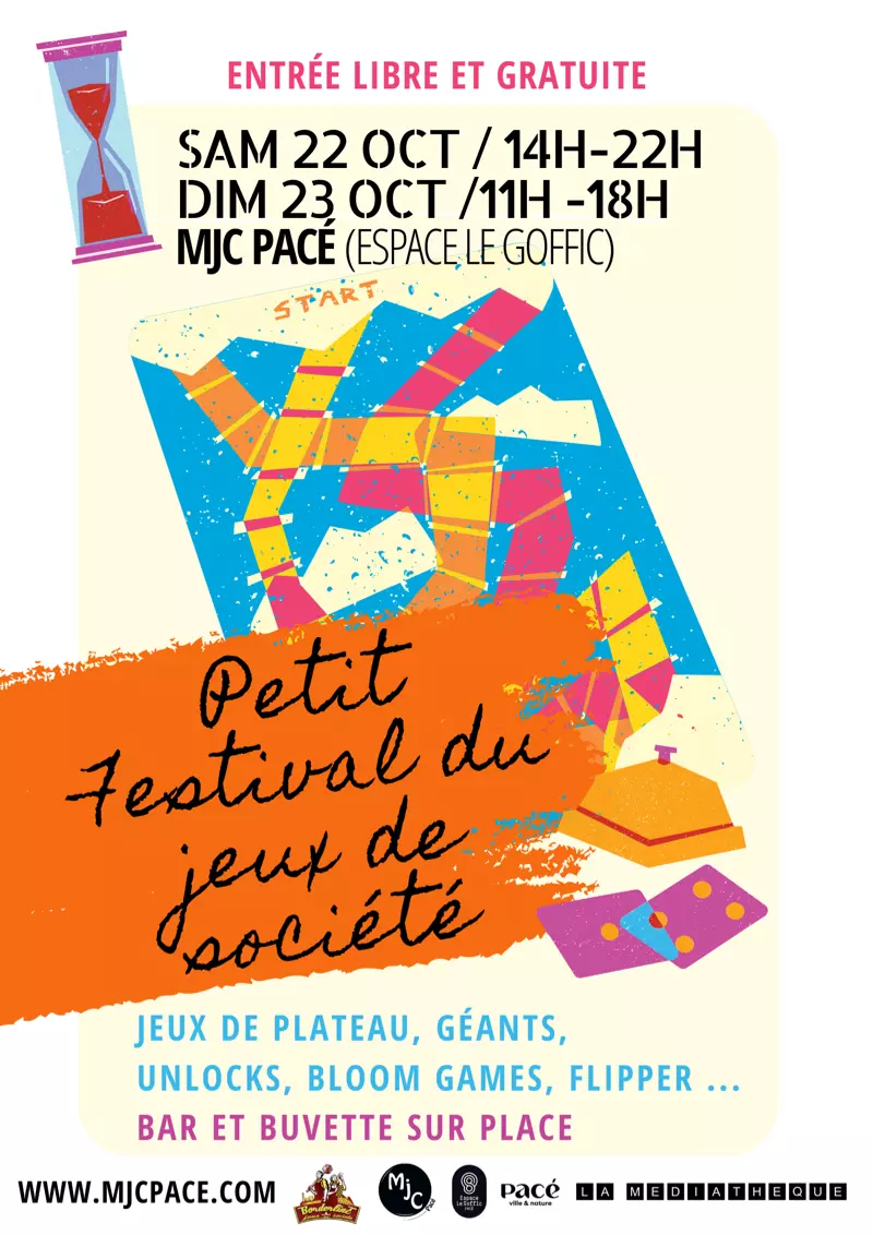 Official poster Petit festival du jeu de société 2022