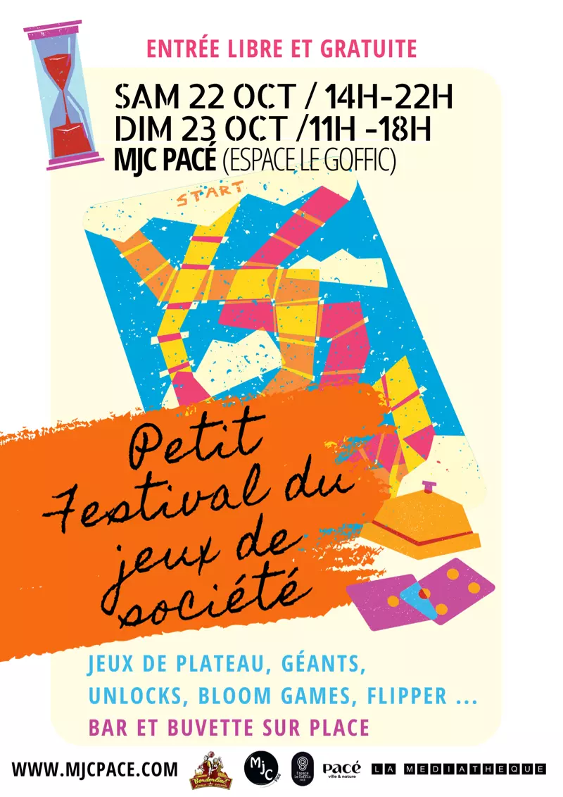 Affiche officielle Petit festival du jeu de société 2022