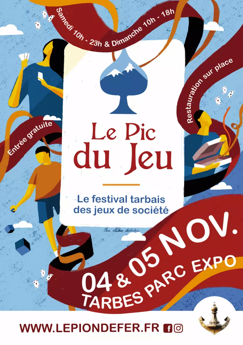 Official poster Le Pic Du Jeu 2023