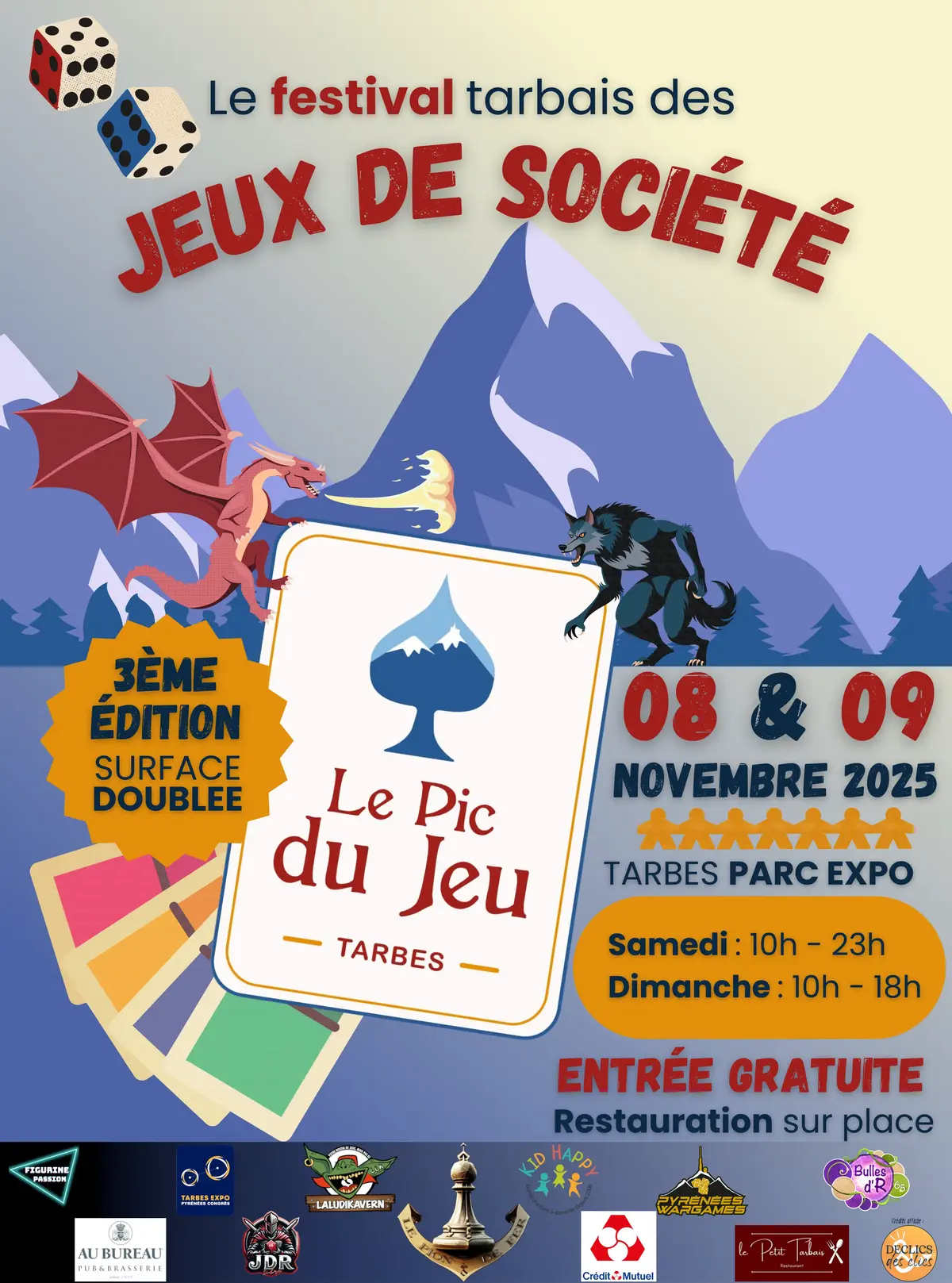 Official poster Le Pic Du Jeu 2025