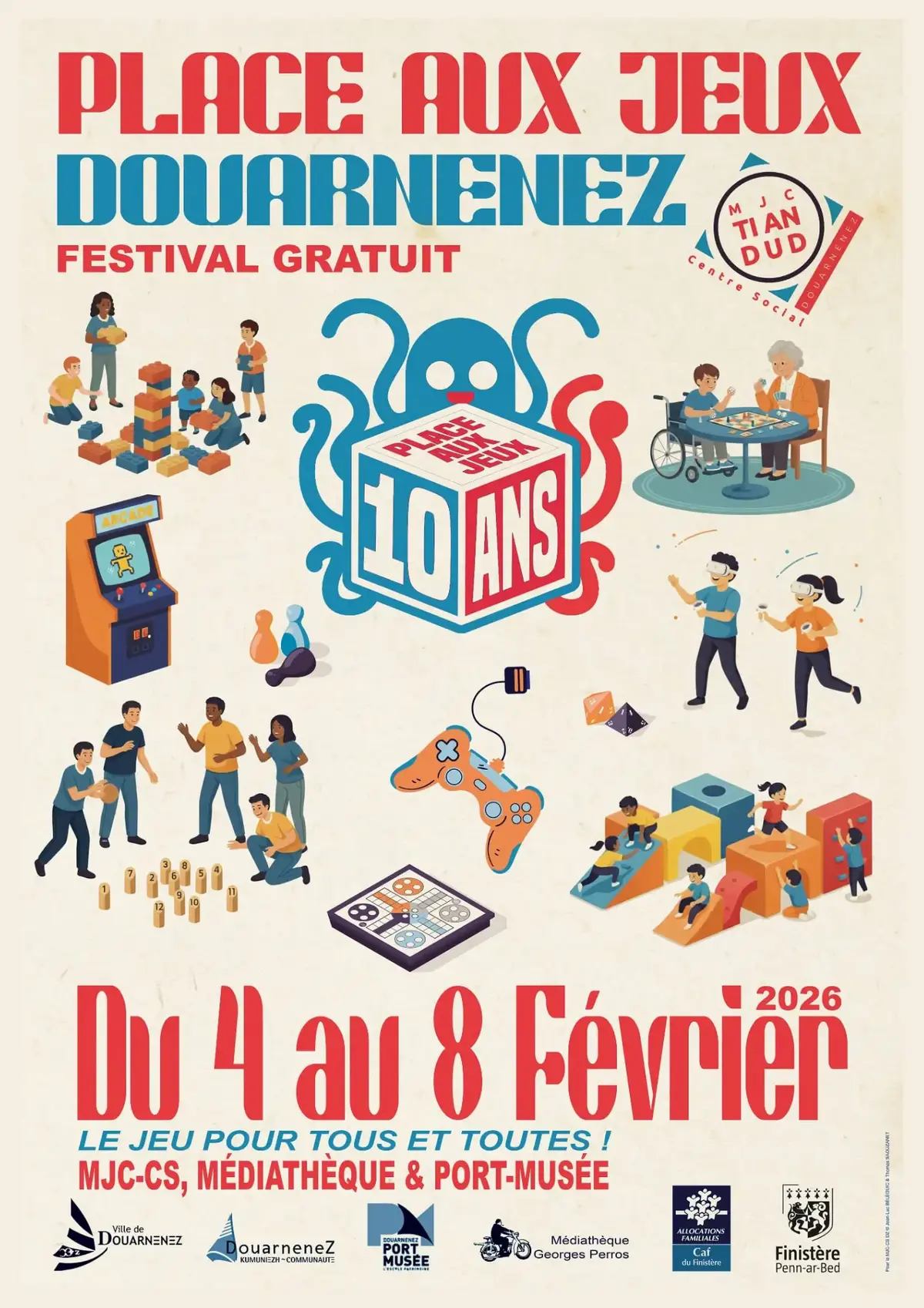 Affiche officielle Place aux Jeux 2026