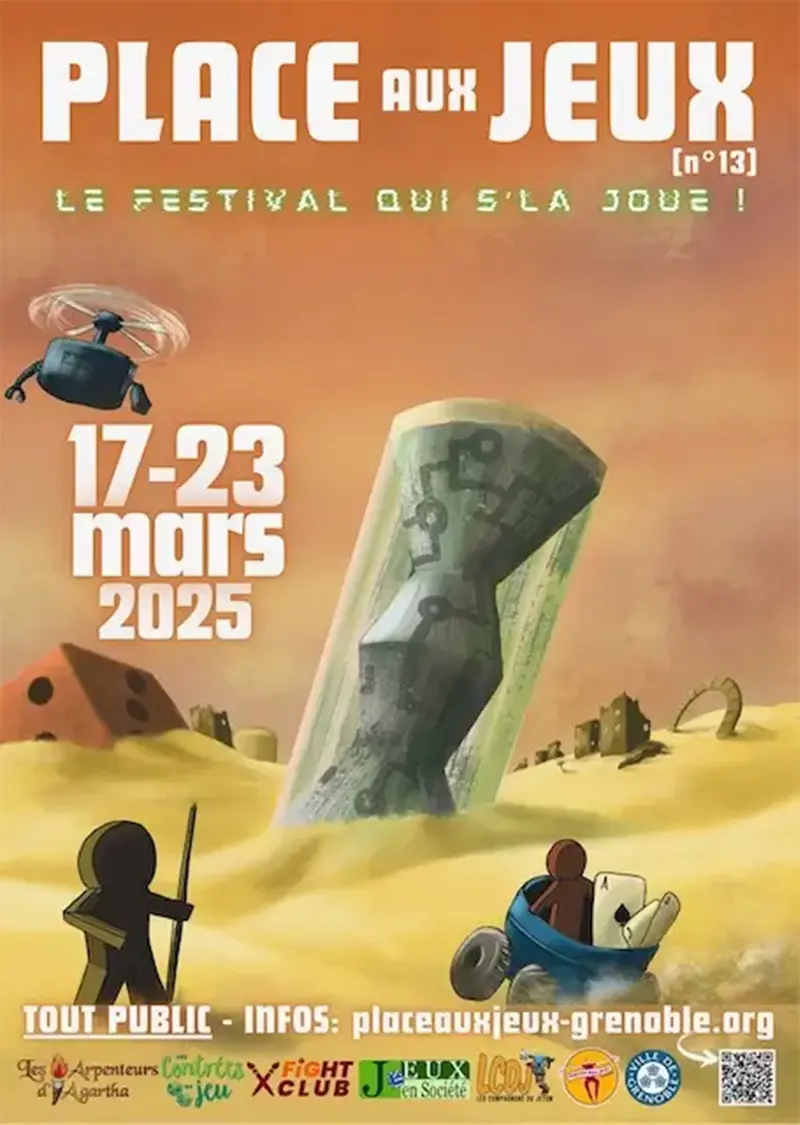 Affiche officielle Place aux jeux 2025