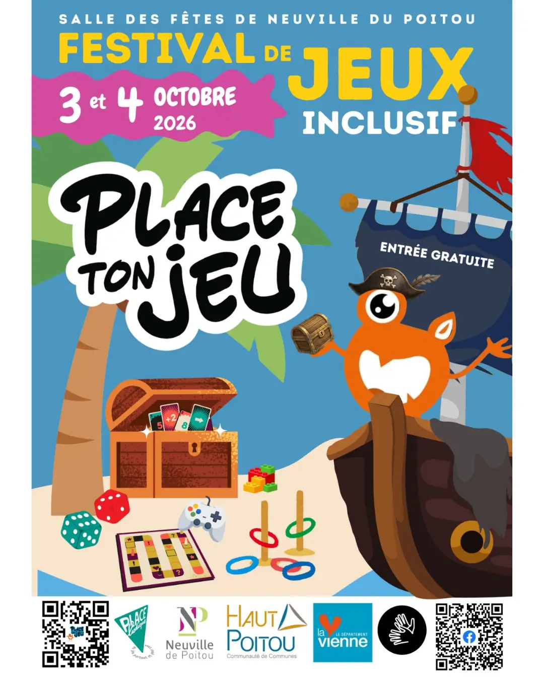 Official poster Place Ton Jeu 2026