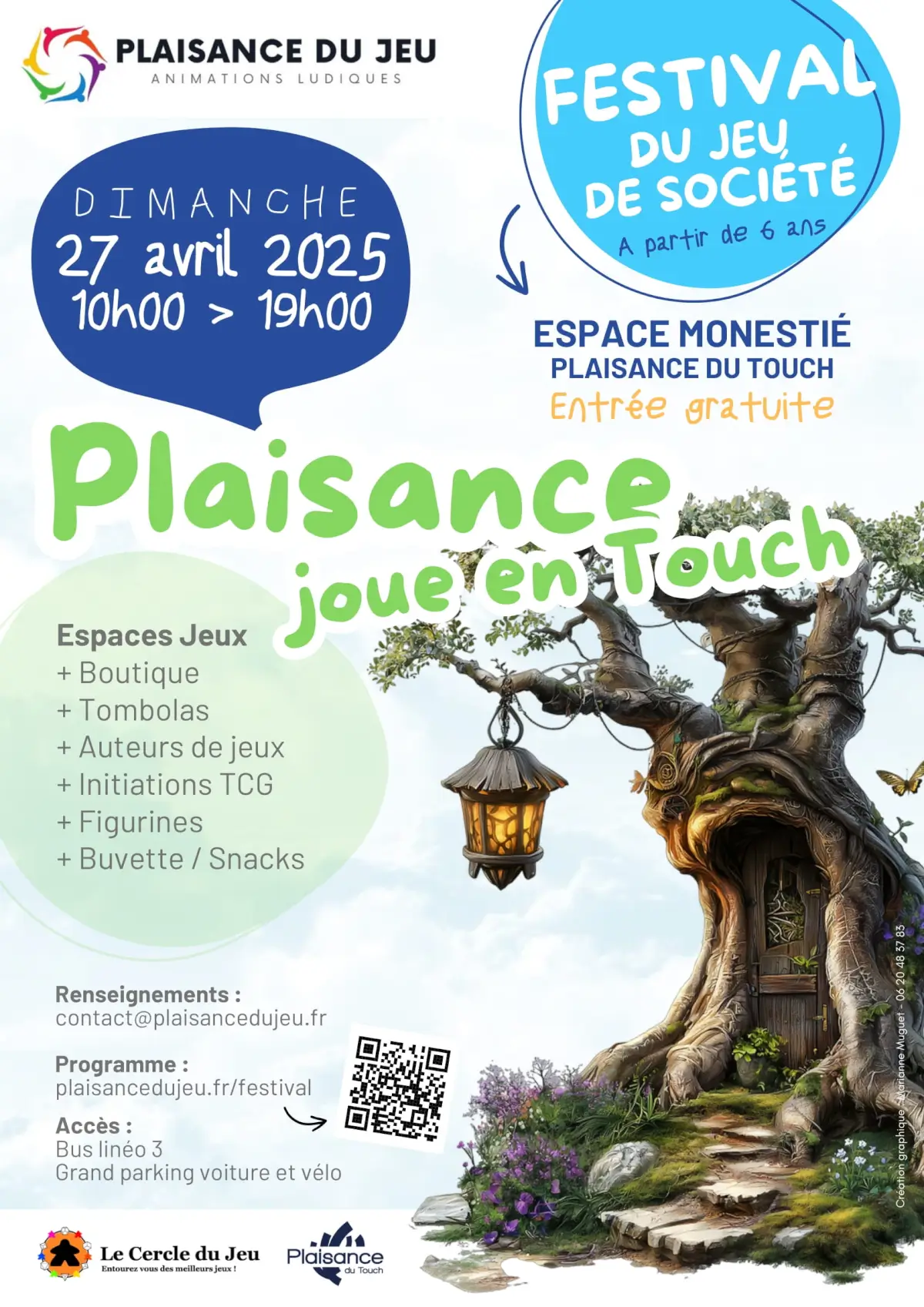 Affiche officielle Plaisance joue en touch 2025