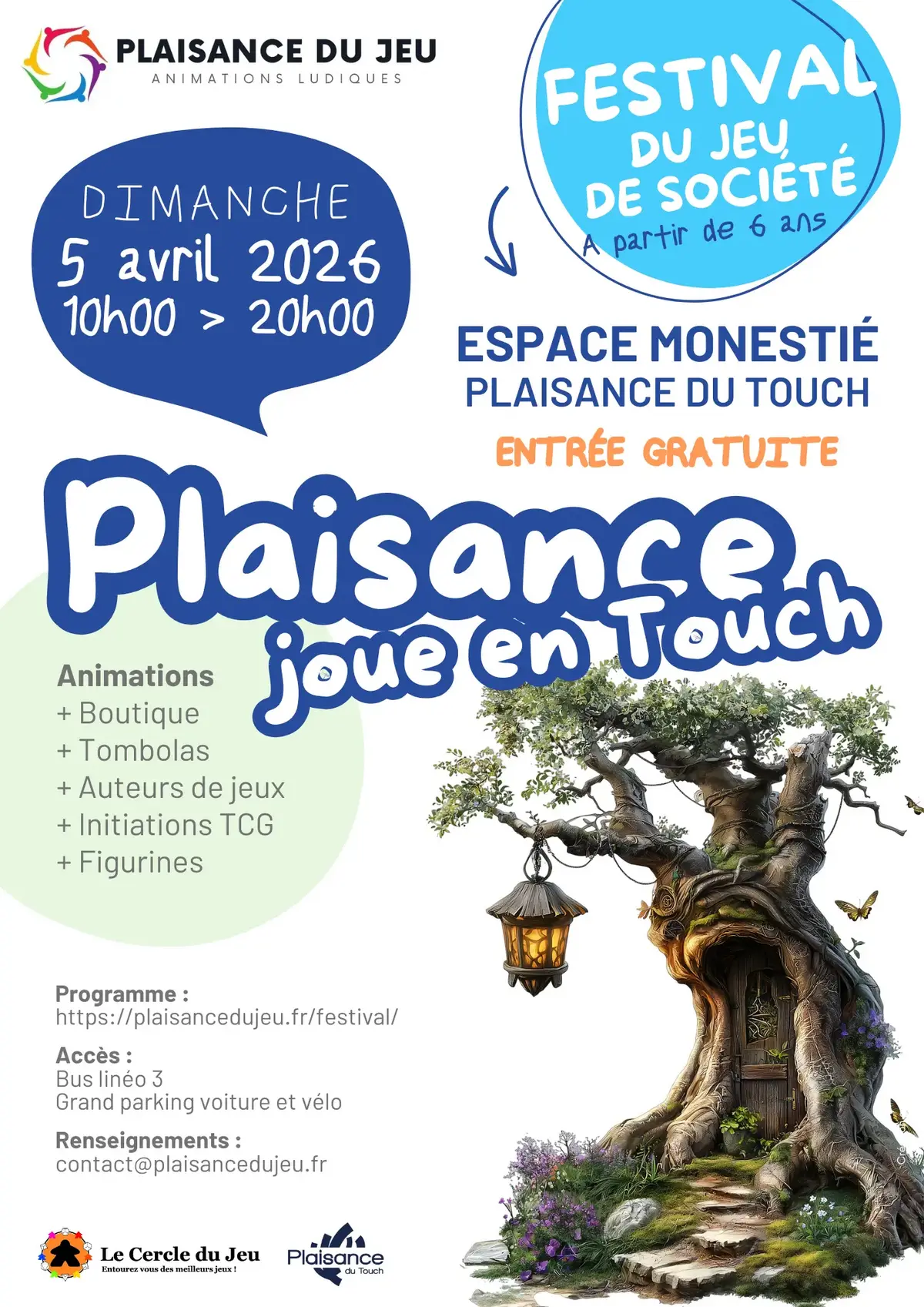 Official poster Plaisance joue en touch 2026