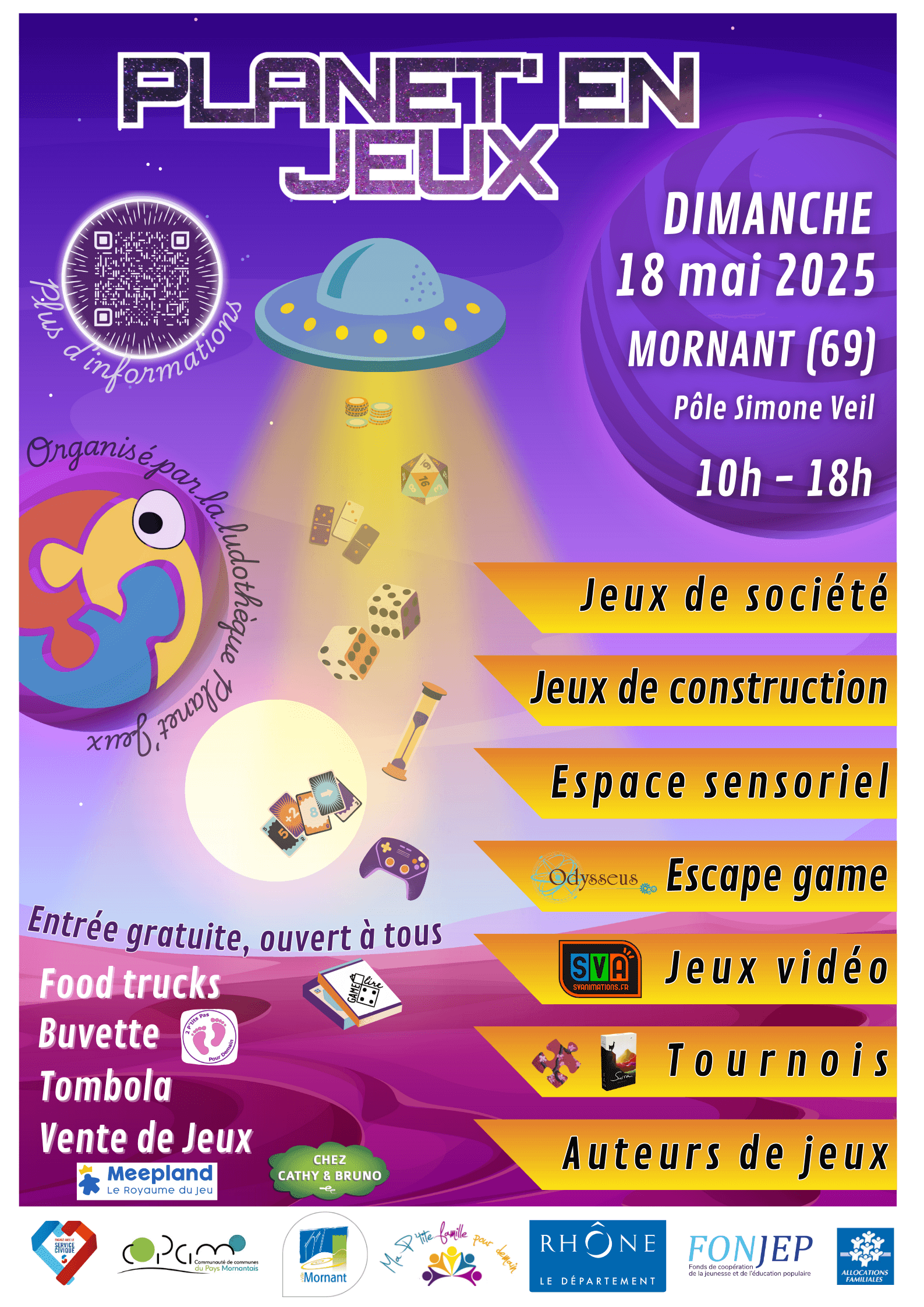 Affiche officielle Planet'En Jeux 2025