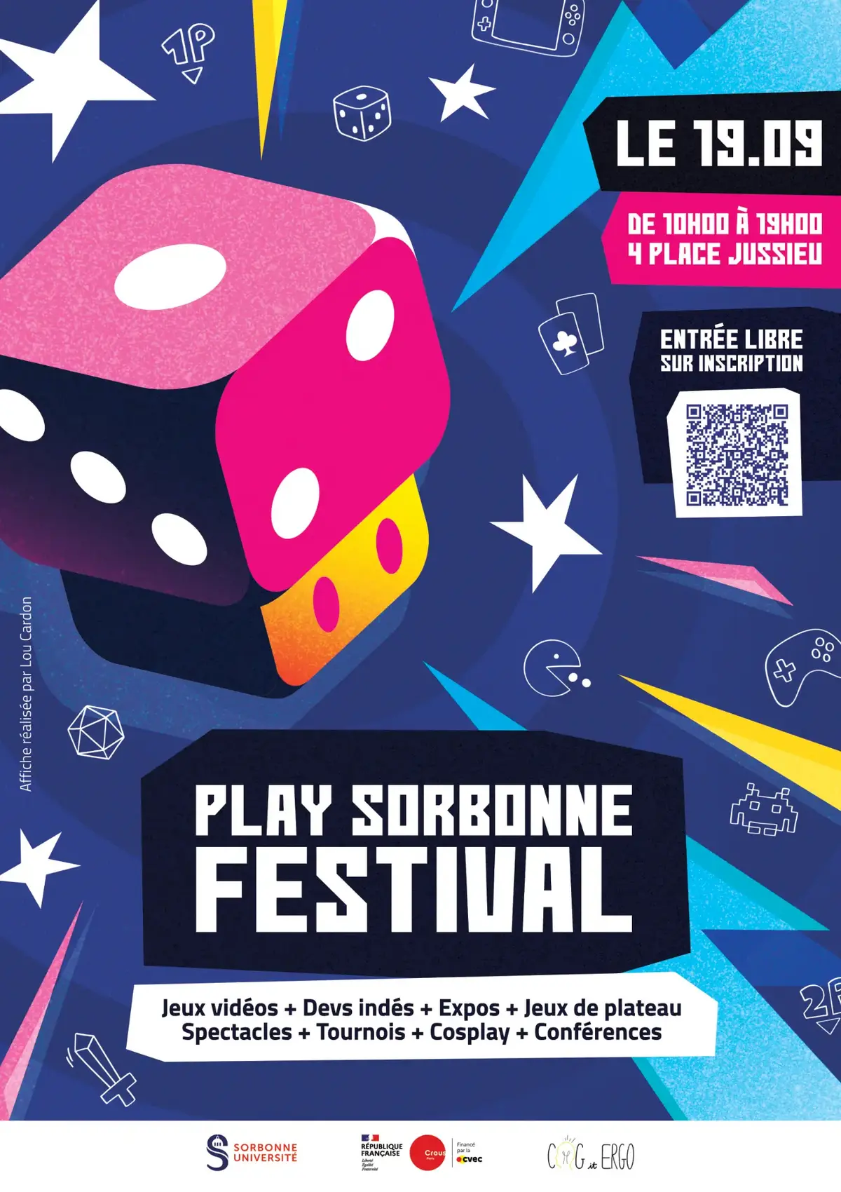 Affiche officielle Play Sorbonne Université 2026