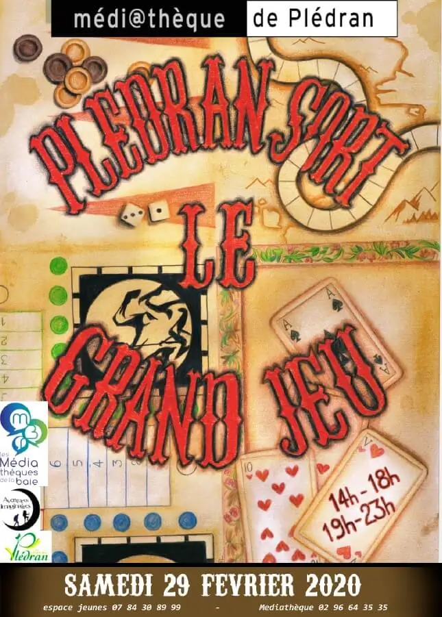 Official poster Plédran sort le Grand Jeu 2020
