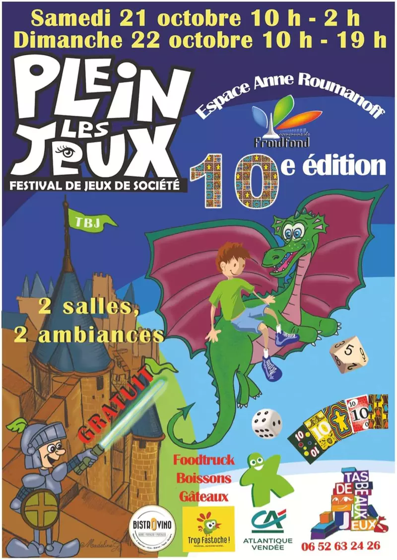 Official poster Plein les jeux 2023