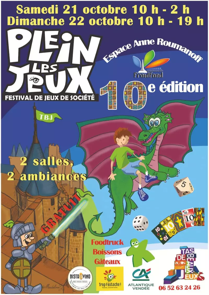 Affiche officielle Plein les jeux 2023