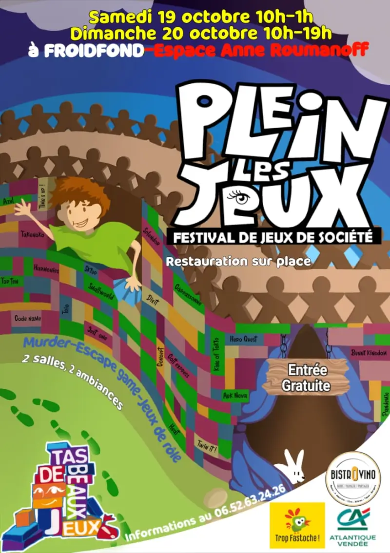 Affiche officielle Plein les jeux 2024