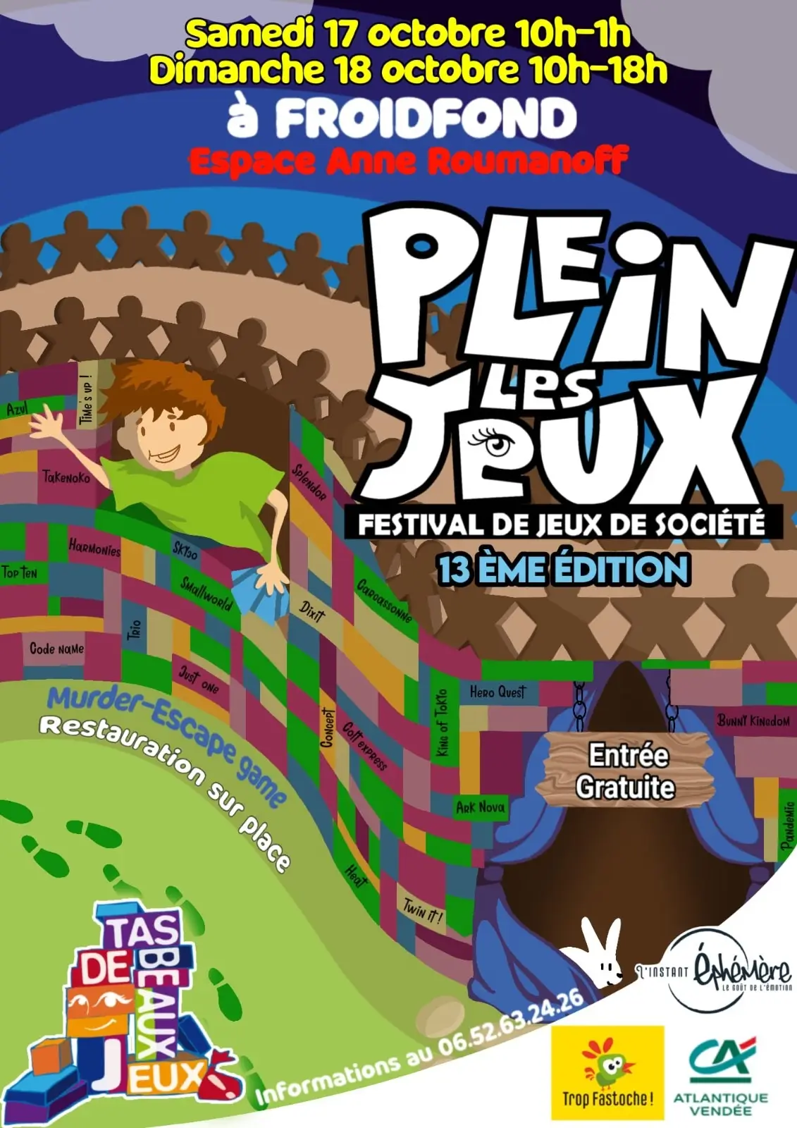 Affiche officielle Plein les jeux 2026