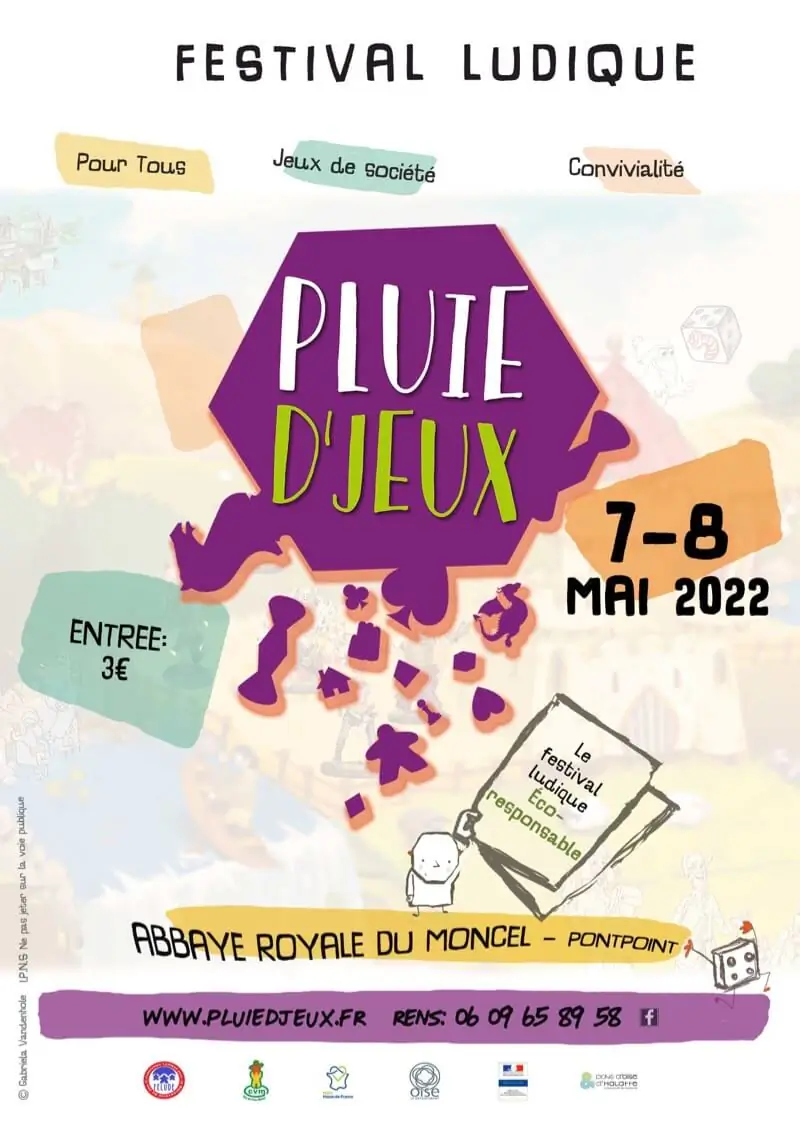 Affiche officielle Pluie d'jeux 2022