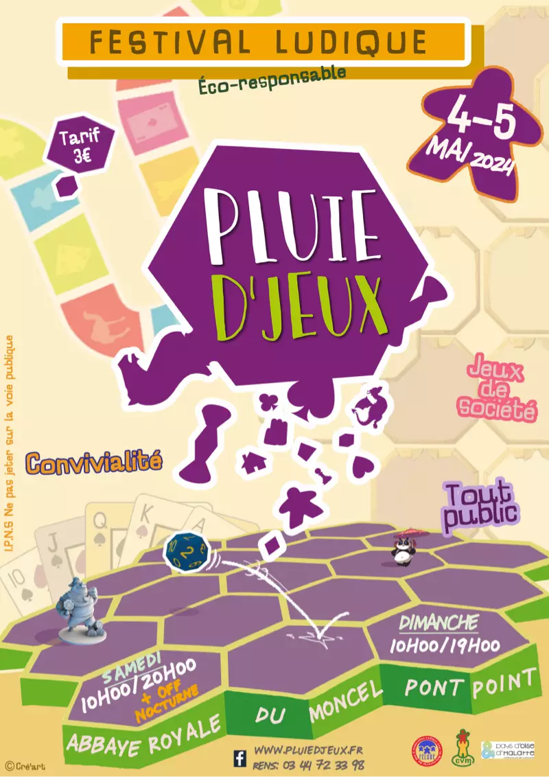 Official poster Pluie d'jeux 2024