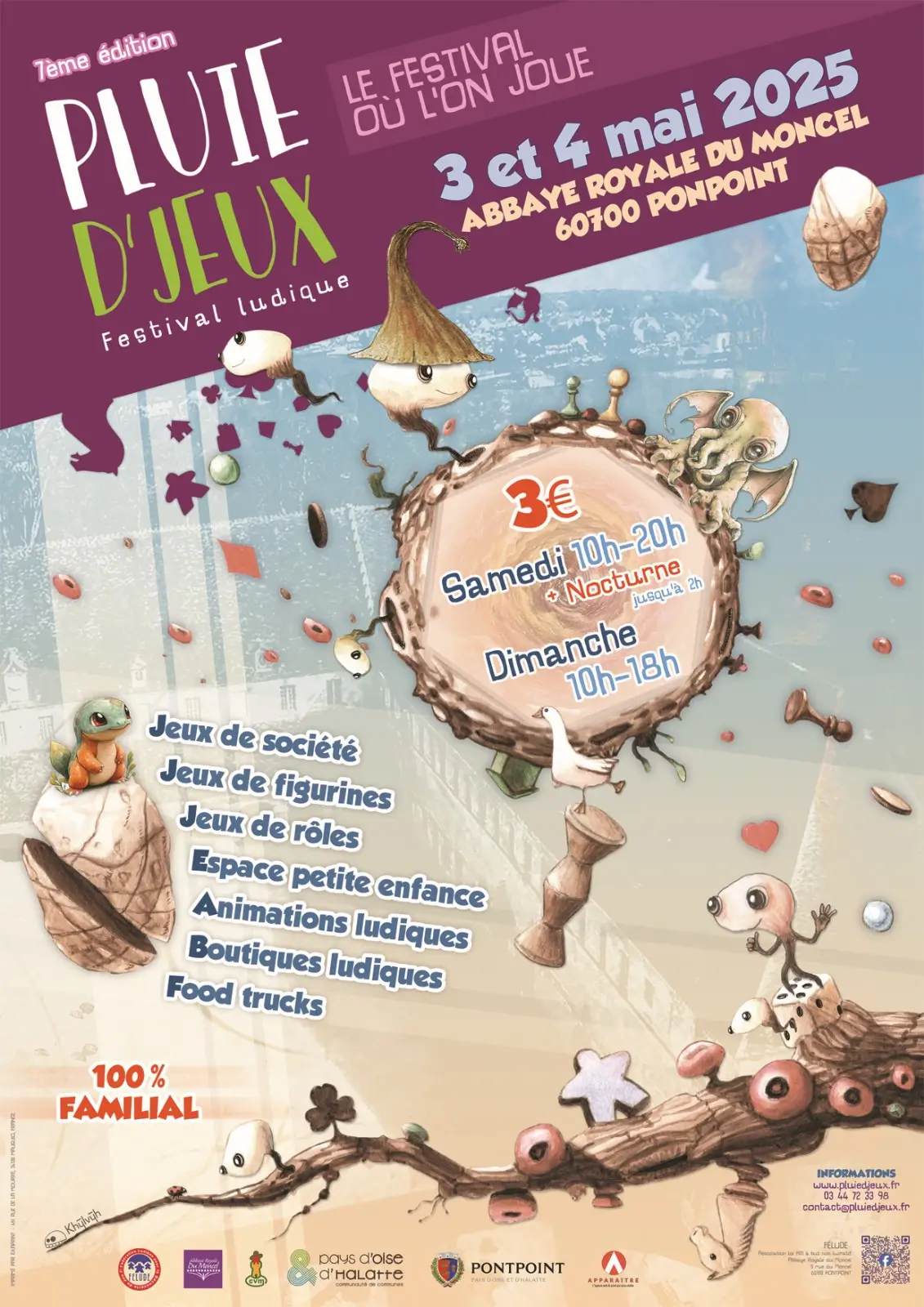 Affiche officielle Pluie d'jeux 2025