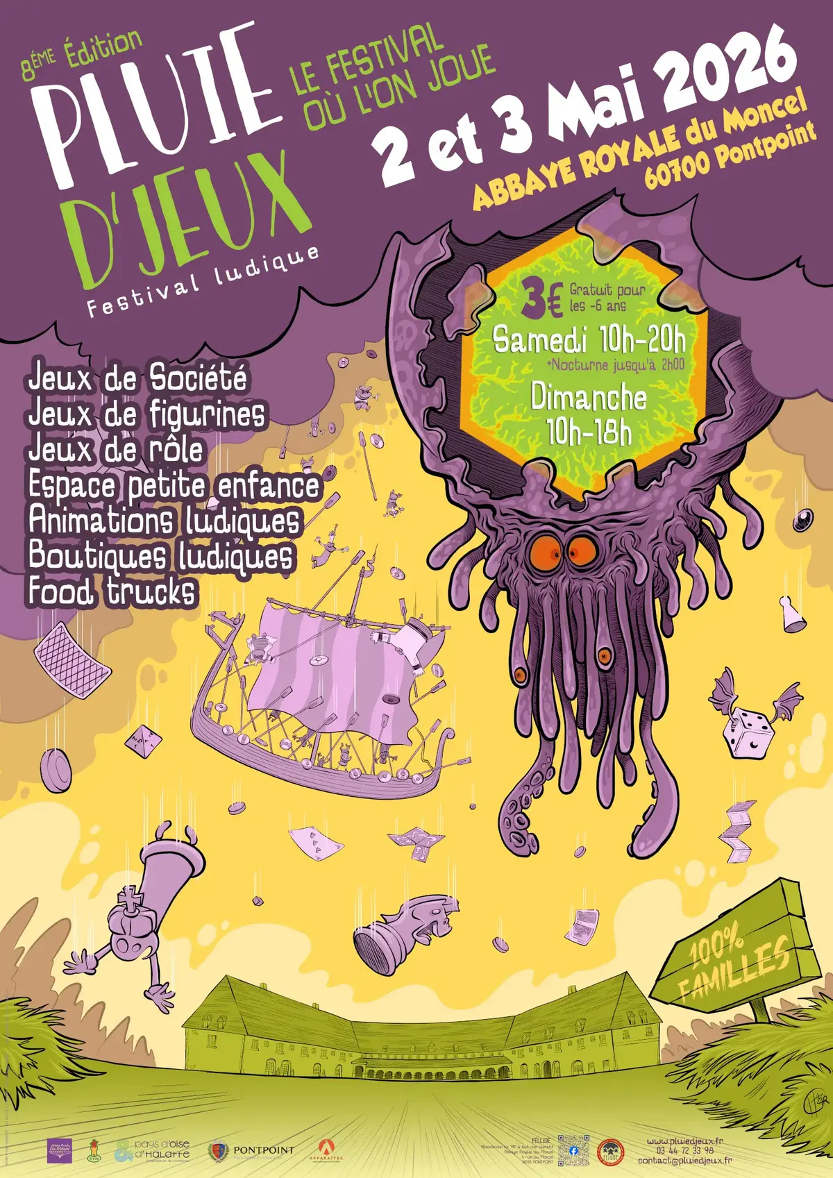 Official poster Pluie d'jeux 2026