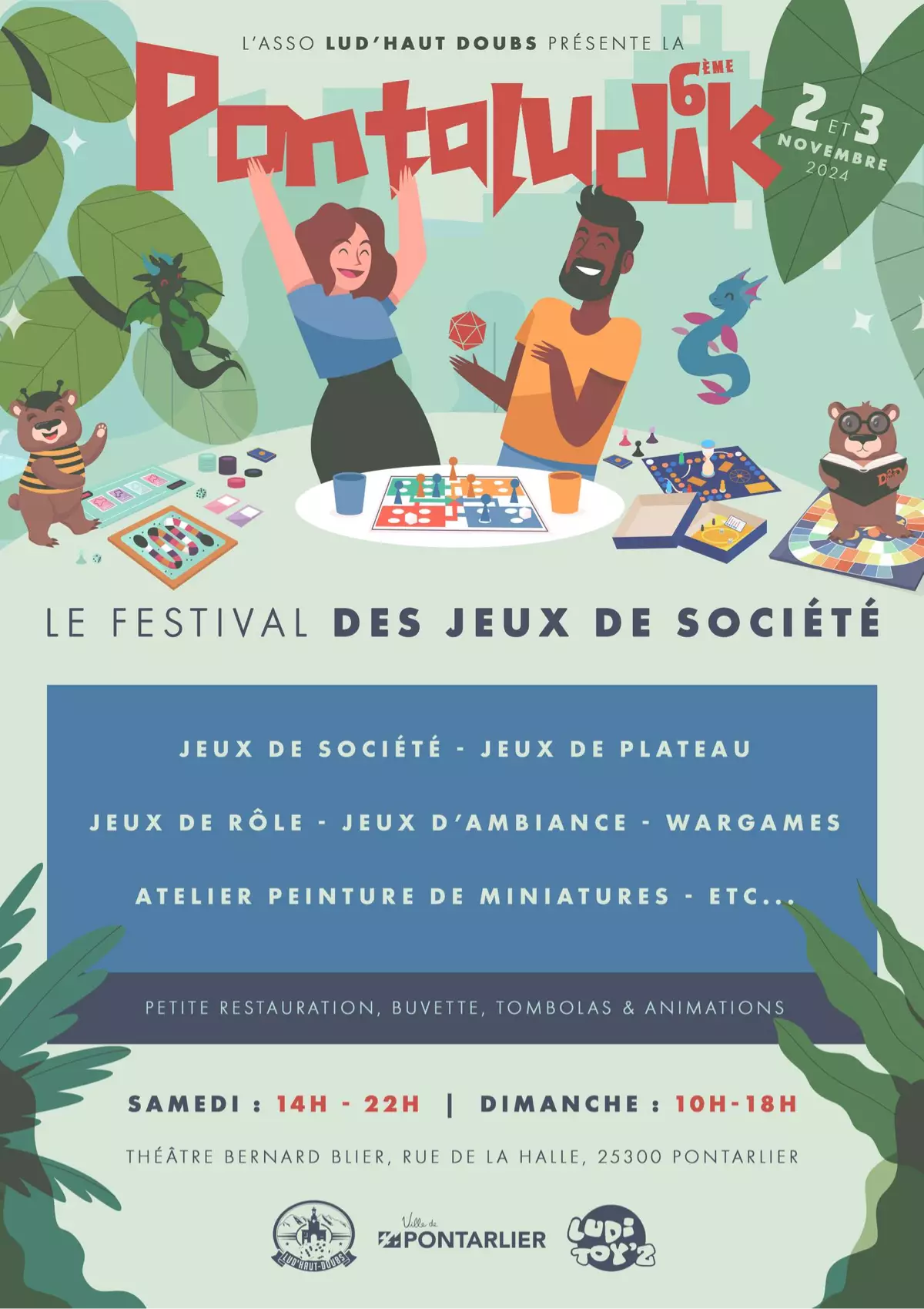 Affiche officielle PontaLudik 2024