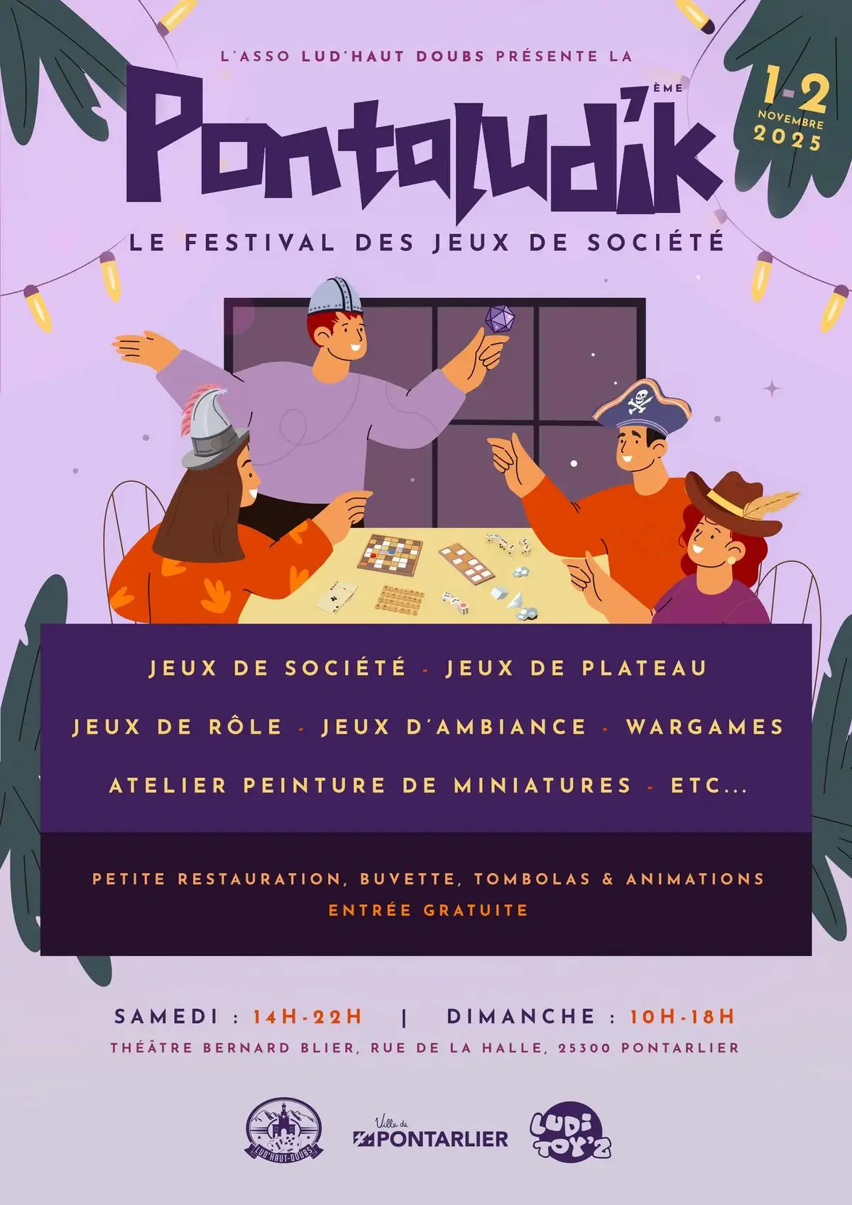 Affiche officielle PontaLudik 2025