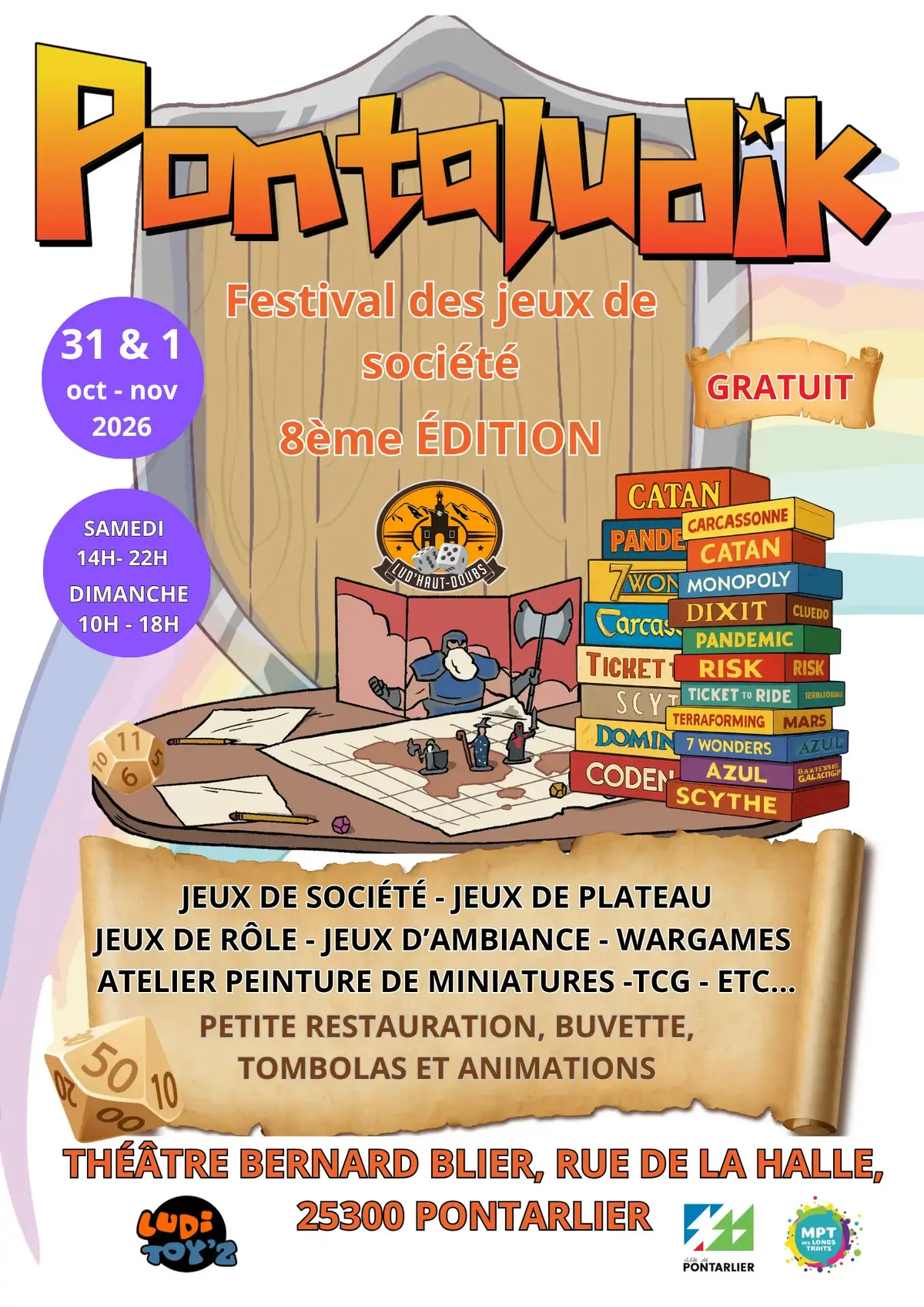 Affiche officielle PontaLudik 2026