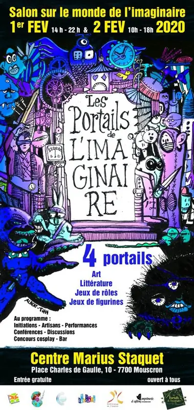 Affiche officielle Portails de l'imaginaire 2020