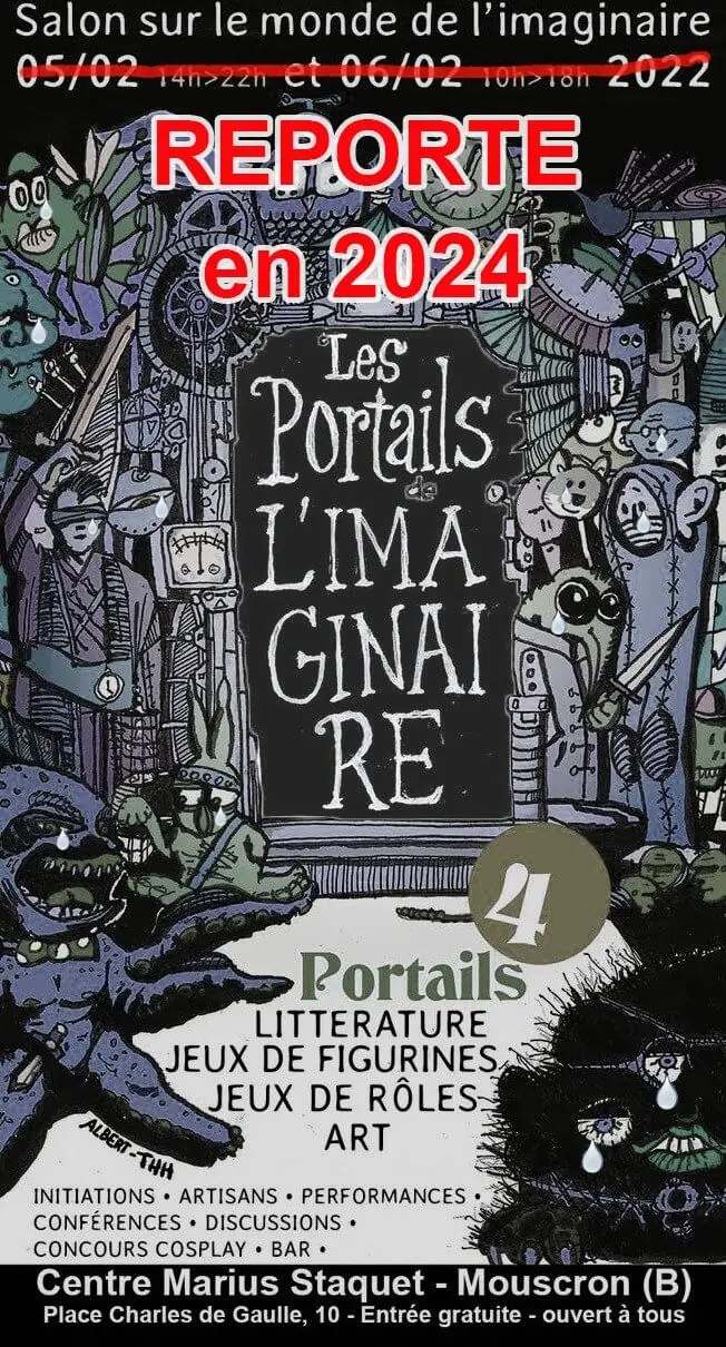 Affiche officielle Portails de l'imaginaire 2024