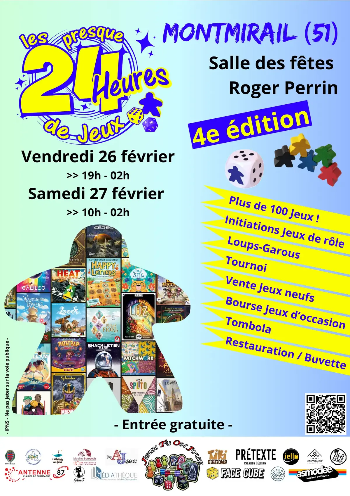 Affiche officielle Les Presque 24 Heures de Jeux 2027