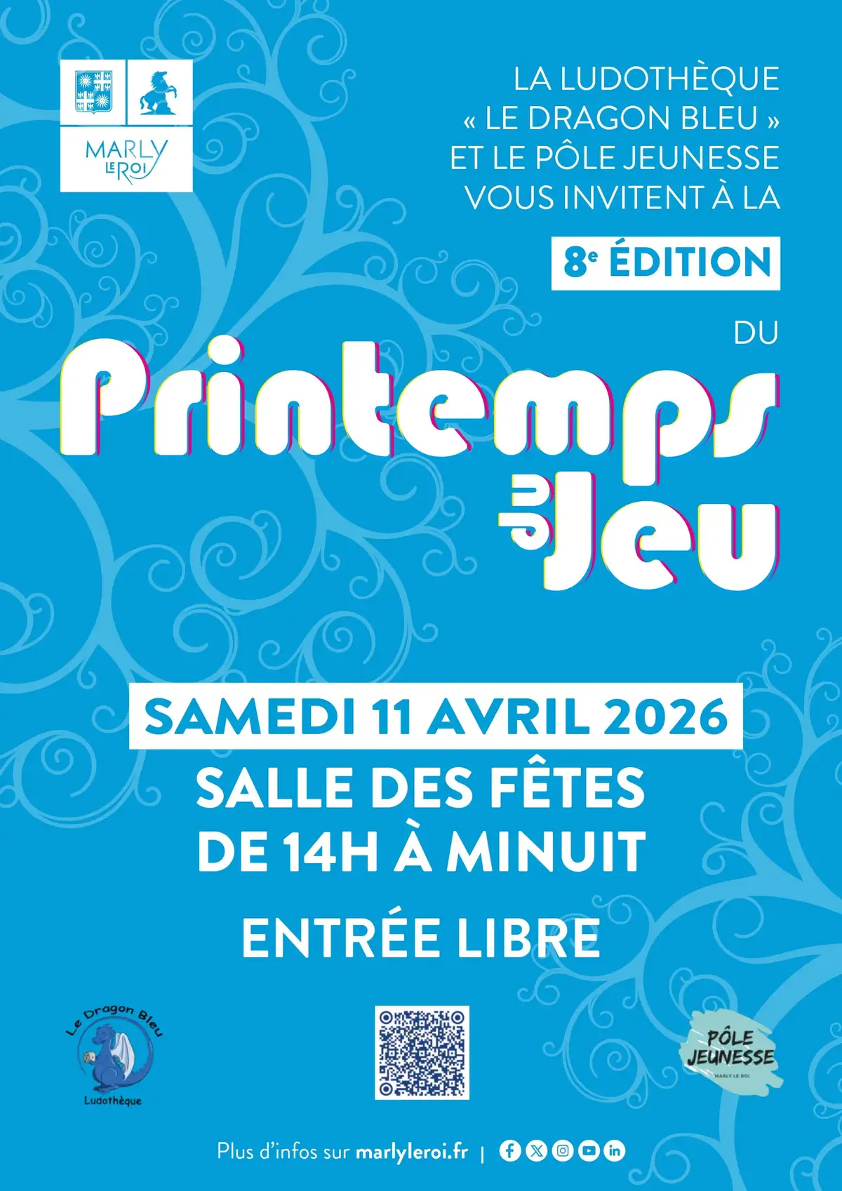 Official poster Printemps du jeu 2026