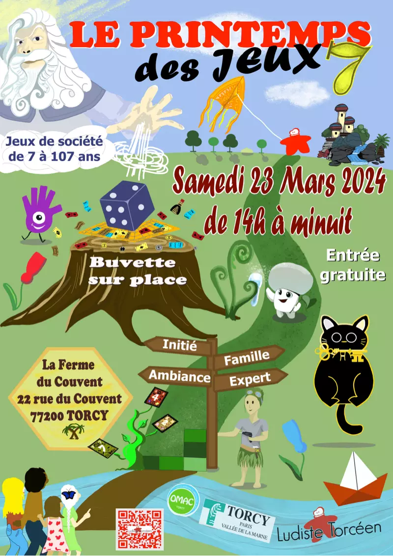 Official poster Le Printemps des Jeux 2024