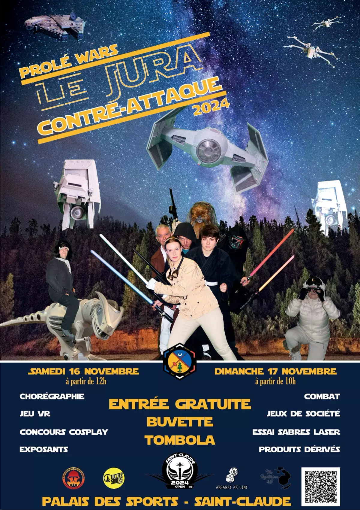 Affiche officielle Prolé Wars : Le retour du jura 2024