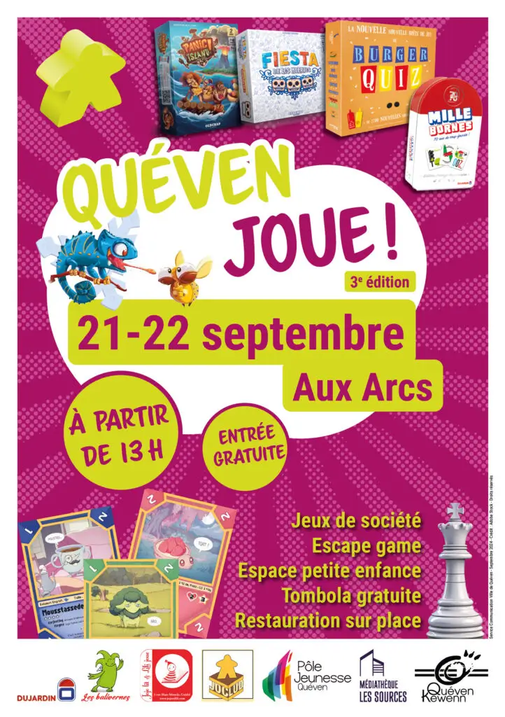 Affiche officielle Quéven joue 2024