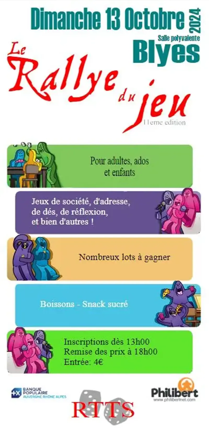 Affiche officielle Le Rallye du jeu 2024