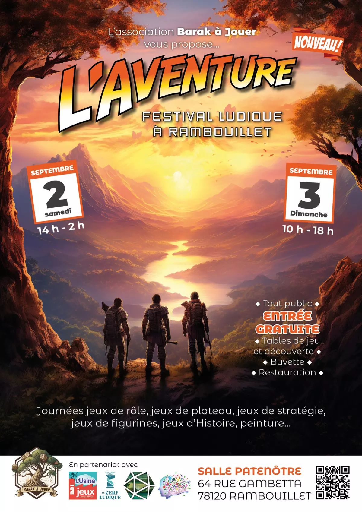 Affiche officielle Ramboludique 2023