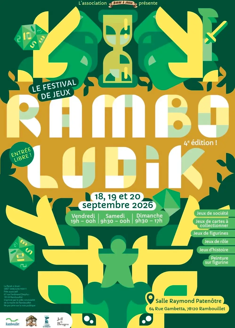 Affiche officielle Ramboludik 2026