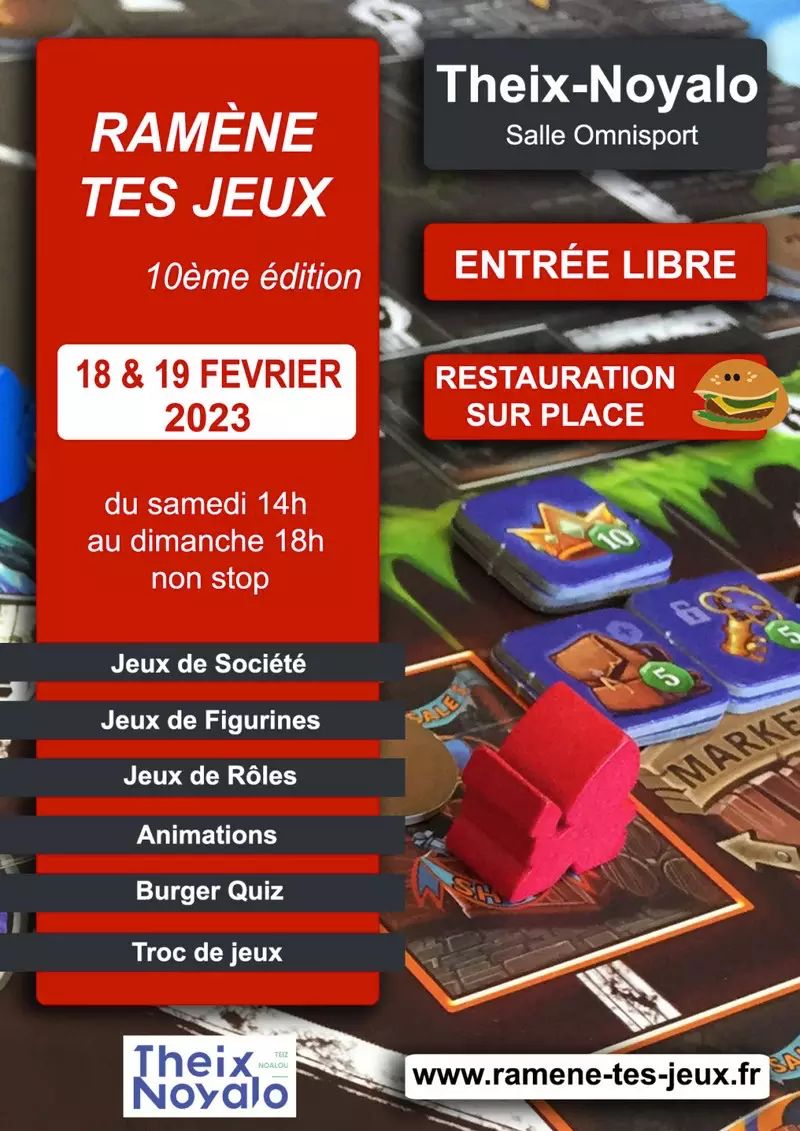 Official poster Ramène tes Jeux 2023