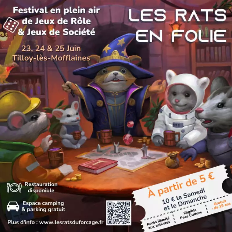Affiche officielle Les Rats En Folie 2023